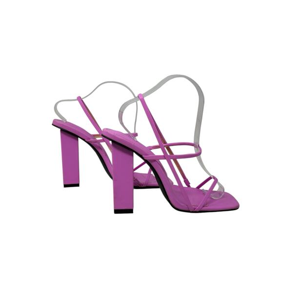 Public Desire pink strappy high heel sandals size 8 - Picture 15 of 15
